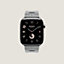 视图: 正面图, Apple Watch Hermès 46毫米单圈Kilim折叠扣表带