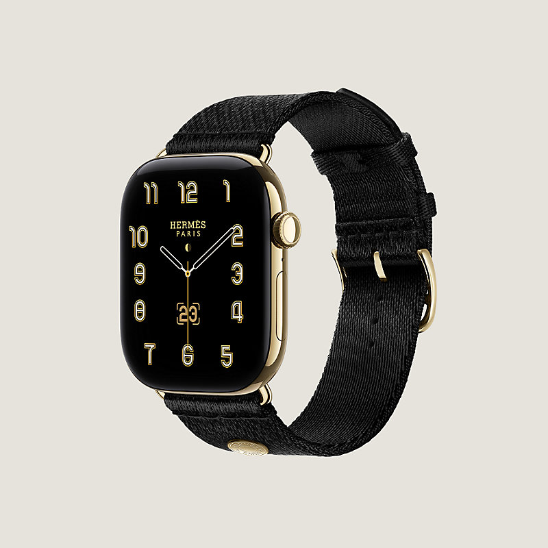 Apple Watch Hermès 46毫米单圈Sangle Satin表带, 视图: , 当前为第3张（共4张）