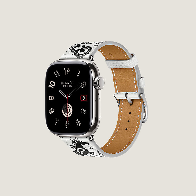 Apple Watch Hermès 46毫米单圈快乐动物园Bandana表带