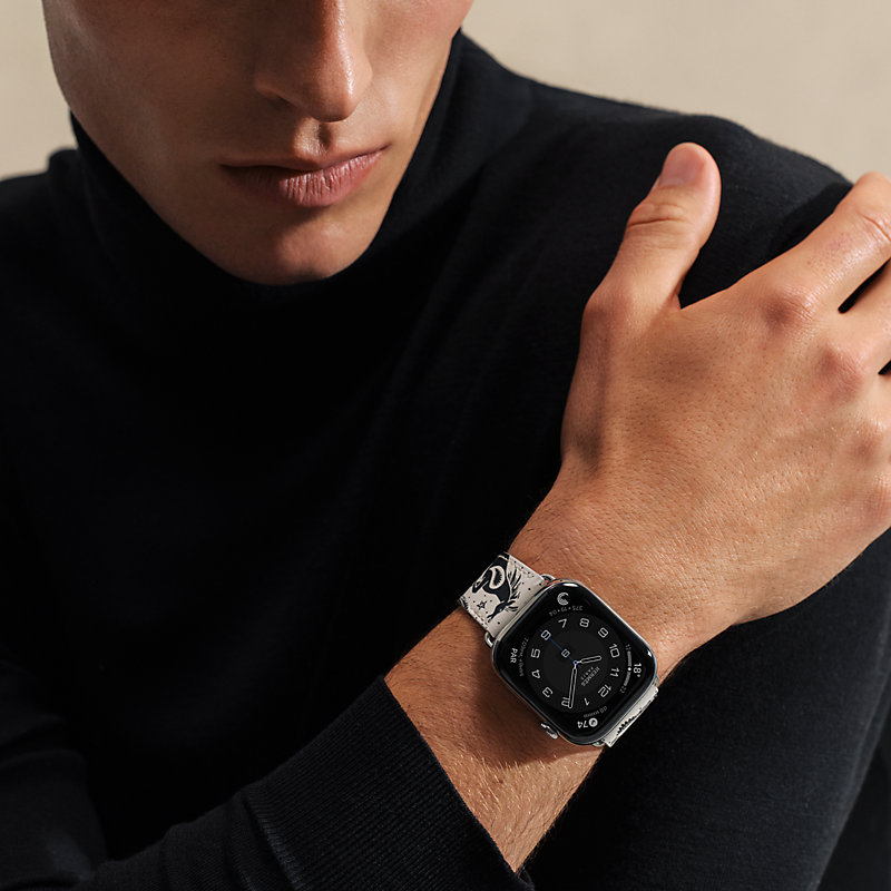Apple Watch Hermès 46毫米单圈快乐动物园Bandana表带