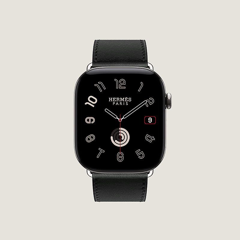Apple Watch Hermès 46毫米单圈折叠扣表带, 视图: , 当前为第4张（共4张）