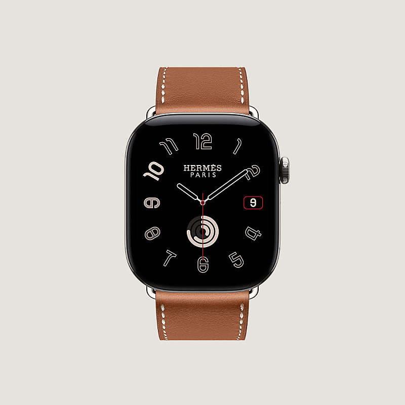 Apple Watch Hermès 46毫米单圈表带, 视图: , 当前为第4张（共4张）