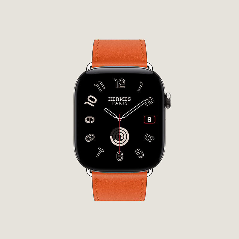 Apple Watch Hermès 46毫米单圈表带, 视图: , 当前为第4张（共4张）