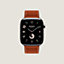 Apple Watch Hermès 46毫米单圈表带, 视图: 正面图, front, 当前为第4张（共4张）