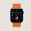 视图: 正面图, Apple Watch Hermès 46毫米单圈表带
