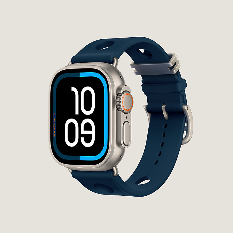Apple Watch Hermès 49毫米单圈Scub'H Diving表带, 视图: , 当前为第3张（共4张）