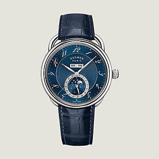 Arceau Grande Lune watch, 43 mm | Hermès Mainland China