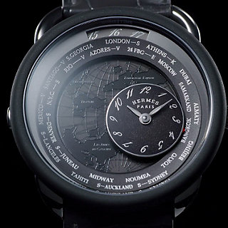 Arceau Le Temps Voyageur watch, 41 mm | Hermès Mainland China