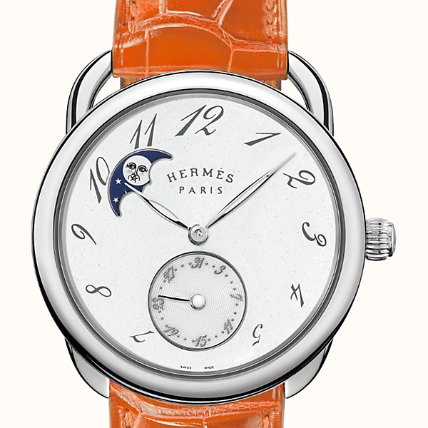 hermes arceau petite lune watch