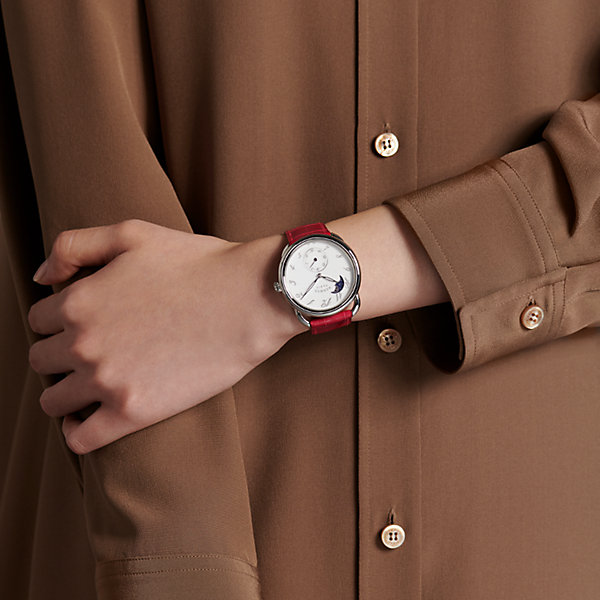 Arceau Petite Lune watch, 38 mm | Hermès China