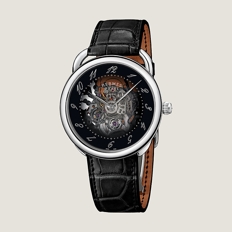 Arceau Squelette watch, 40 mm | Hermès Mainland China