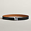 Artificier belt buckle & Reversible leather strap 32 mm, view 1 of 3