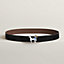 Artificier belt buckle & Reversible leather strap 32 mm, view 1 of 3