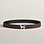 Artificier belt buckle & Reversible leather strap 32 mm, view 2 of 3