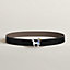 Artificier belt buckle & Reversible leather strap 32 mm, view 1 of 3