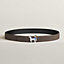 Artificier belt buckle & Reversible leather strap 32 mm, view 2 of 3