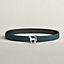 Artificier belt buckle & Reversible leather strap 32 mm, view 2 of 3