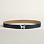 Artificier belt buckle & Reversible leather strap 32 mm, view 1 of 3