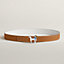 Artificier belt buckle & Reversible leather strap 32 mm, view 1 of 3