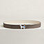 Artificier belt buckle & Reversible leather strap 32 mm, view 1 of 3