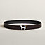 Artificier belt buckle & Reversible leather strap 32 mm, view 2 of 3