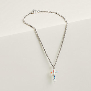 【かわいい♪】HERMES Artificier ペンダントネックレス ユニセックスで使える◎【HERMES】Artificierネックレス (HERMES