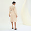 View: Worn, Asymmetric mixed leather coat