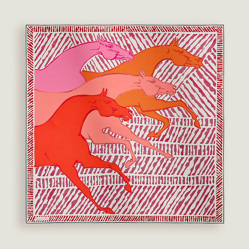Au Triple Galop double face scarf 90, View: , view 4 of 7