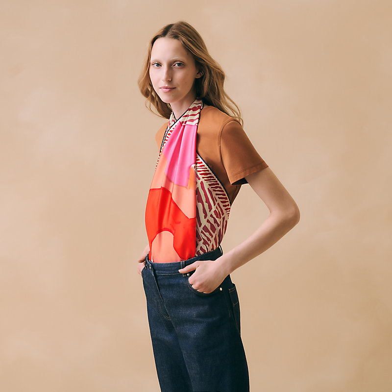 Au Triple Galop double face scarf 90, View: , view 3 of 7