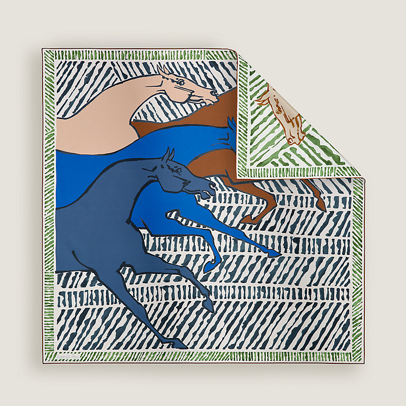 Au Triple Galop double face scarf 90, View: , view 3 of 7