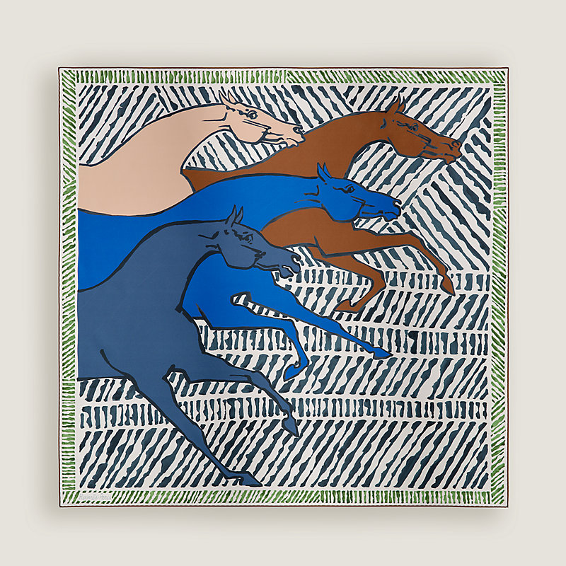 Au Triple Galop double face scarf 90, View: , view 4 of 7