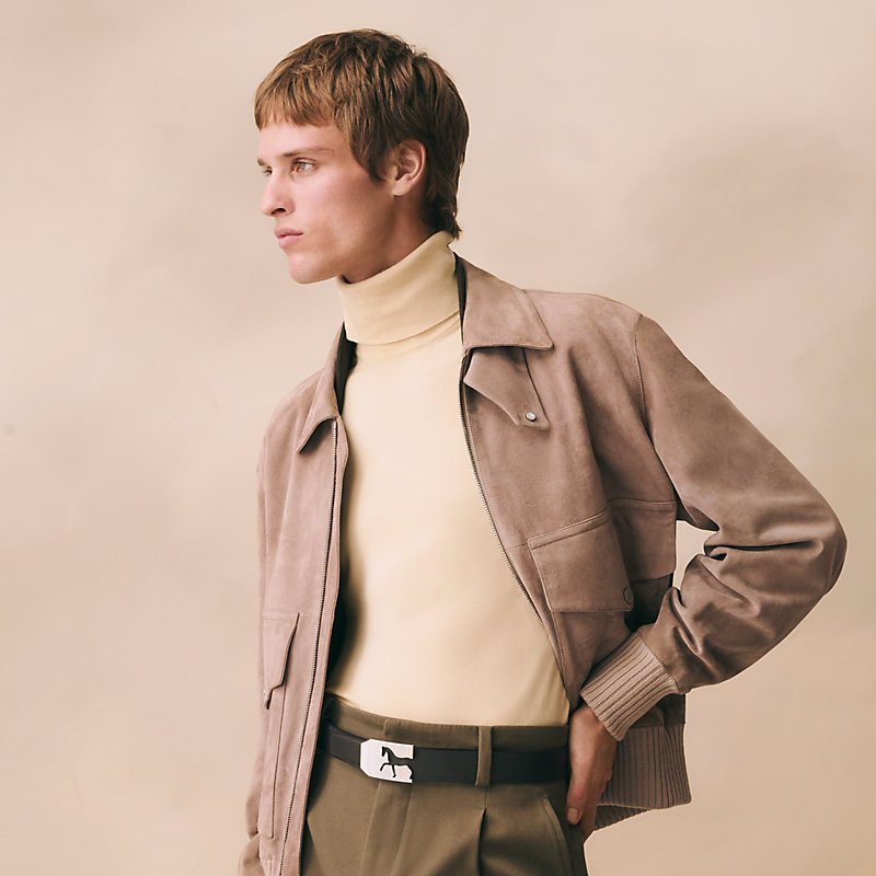 Au Trot belt buckle & Reversible leather strap 32&nbsp;mm, View: , view 4 of 4