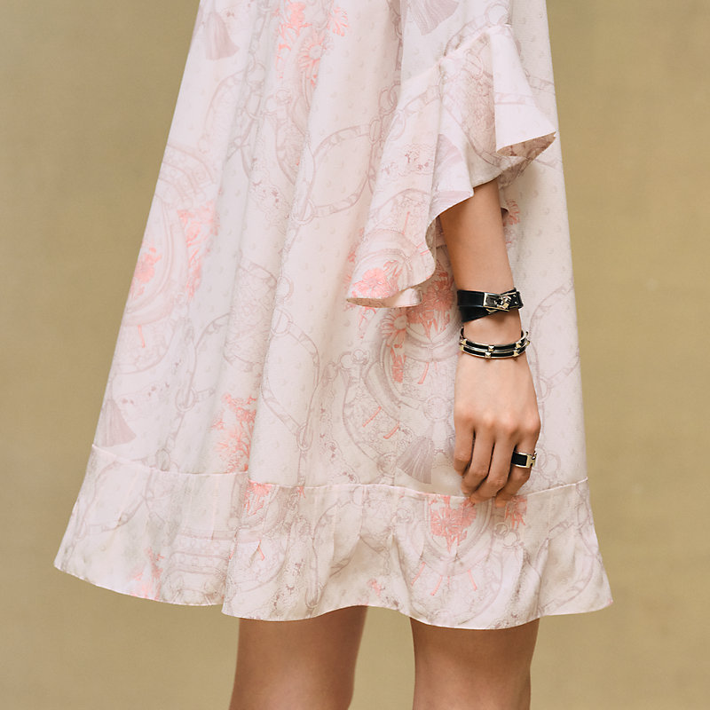 "Aux Champs Remix" flared short dress