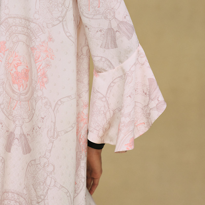 "Aux Champs Remix" flared short dress