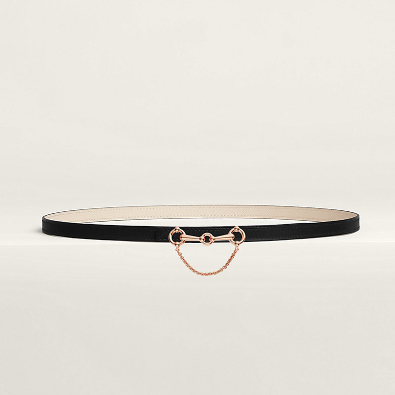 Baby Rider belt buckle & Reversible leather strap 13 mm