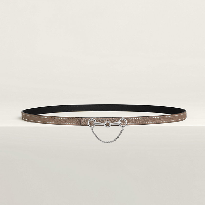 Baby Rider belt buckle & Reversible leather strap 13 mm