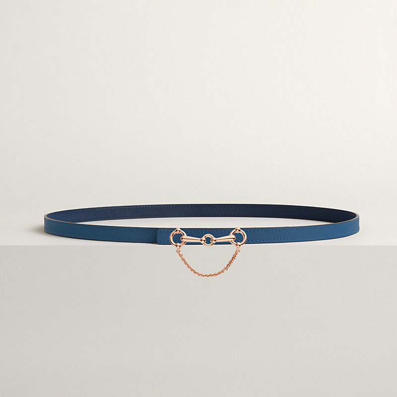 Baby Rider belt buckle & Reversible leather strap 13 mm