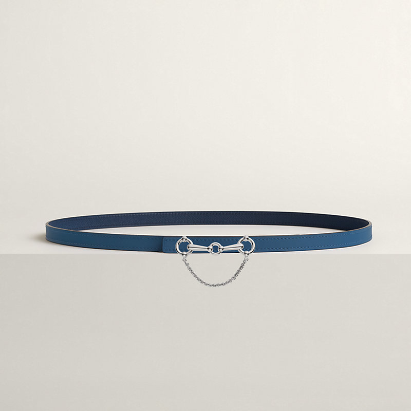 Baby Rider belt buckle & Reversible leather strap 13 mm
