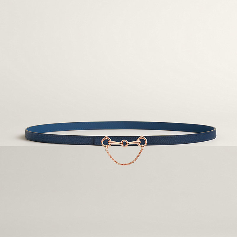Baby Rider belt buckle & Reversible leather strap 13 mm