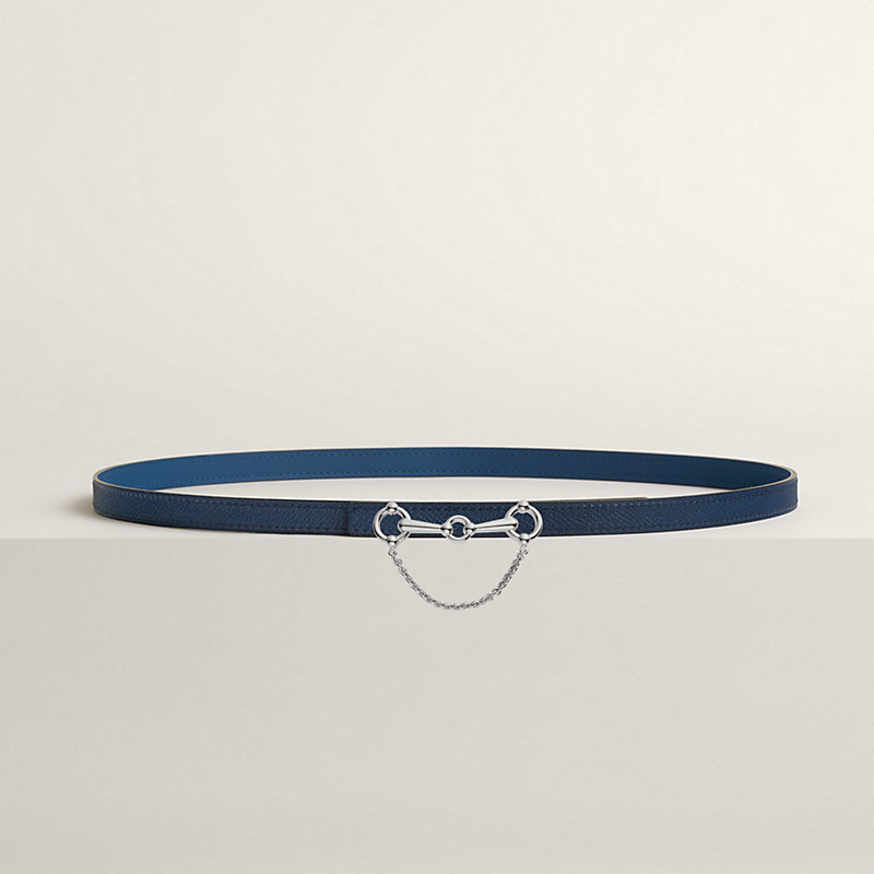 Baby Rider belt buckle & Reversible leather strap 13 mm
