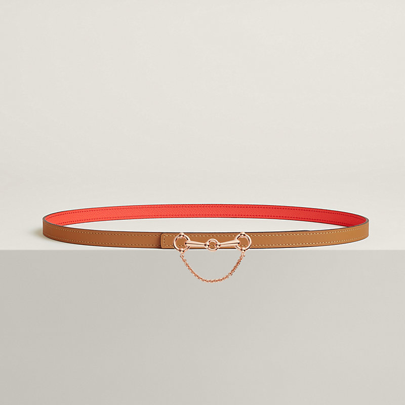 Baby Rider belt buckle & Reversible leather strap 13 mm