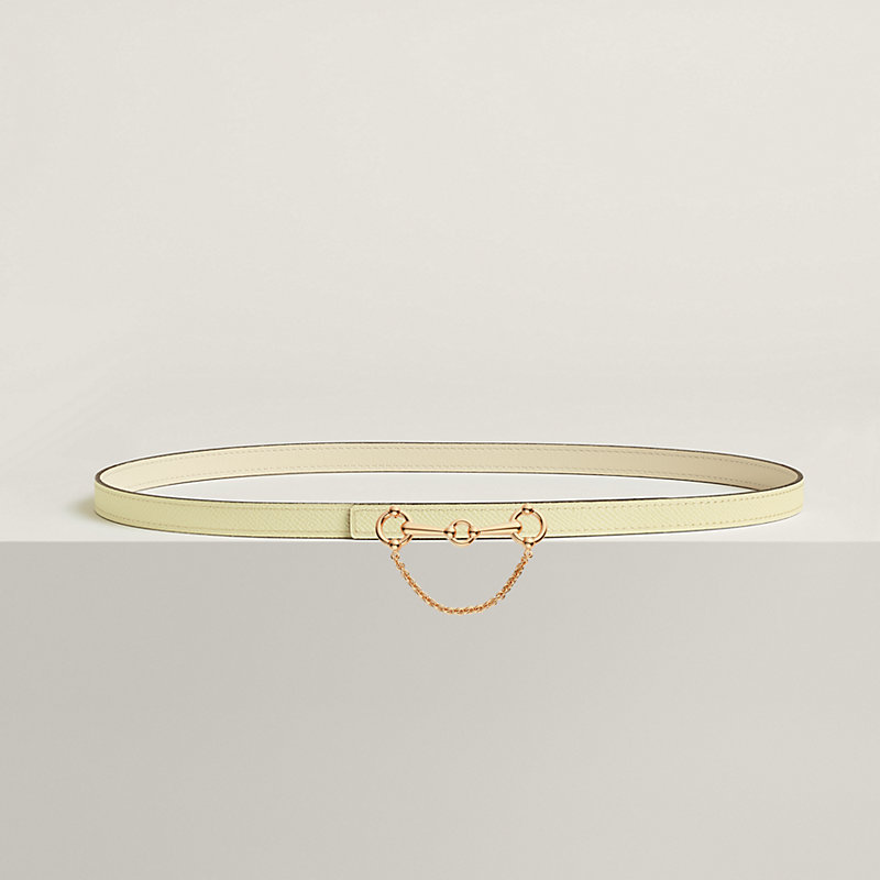 Baby Rider belt buckle & Reversible leather strap 13 mm