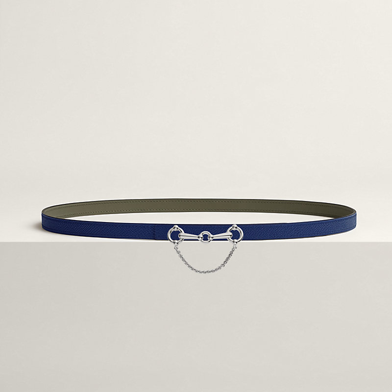 Baby Rider belt buckle & Reversible leather strap 13 mm