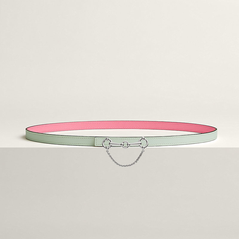 Baby Rider belt buckle & Reversible leather strap 13 mm