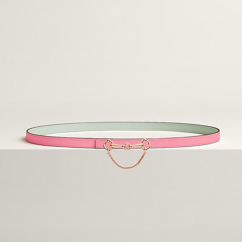 Baby Rider belt buckle & Reversible leather strap 13 mm