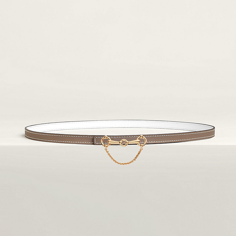 Baby Rider belt buckle & Reversible leather strap 13 mm