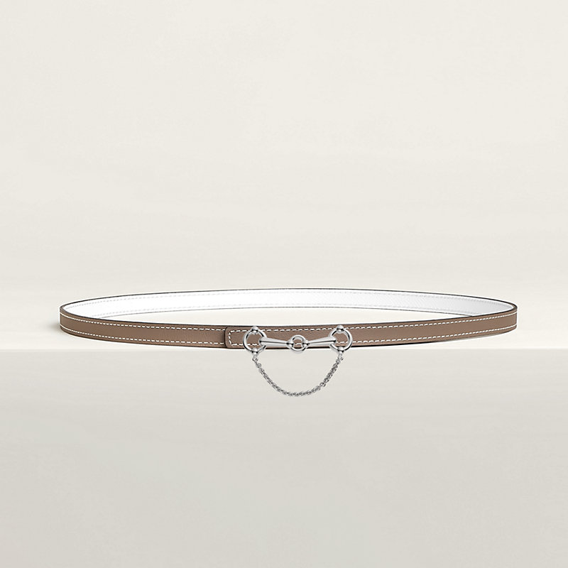 Baby Rider belt buckle & Reversible leather strap 13 mm