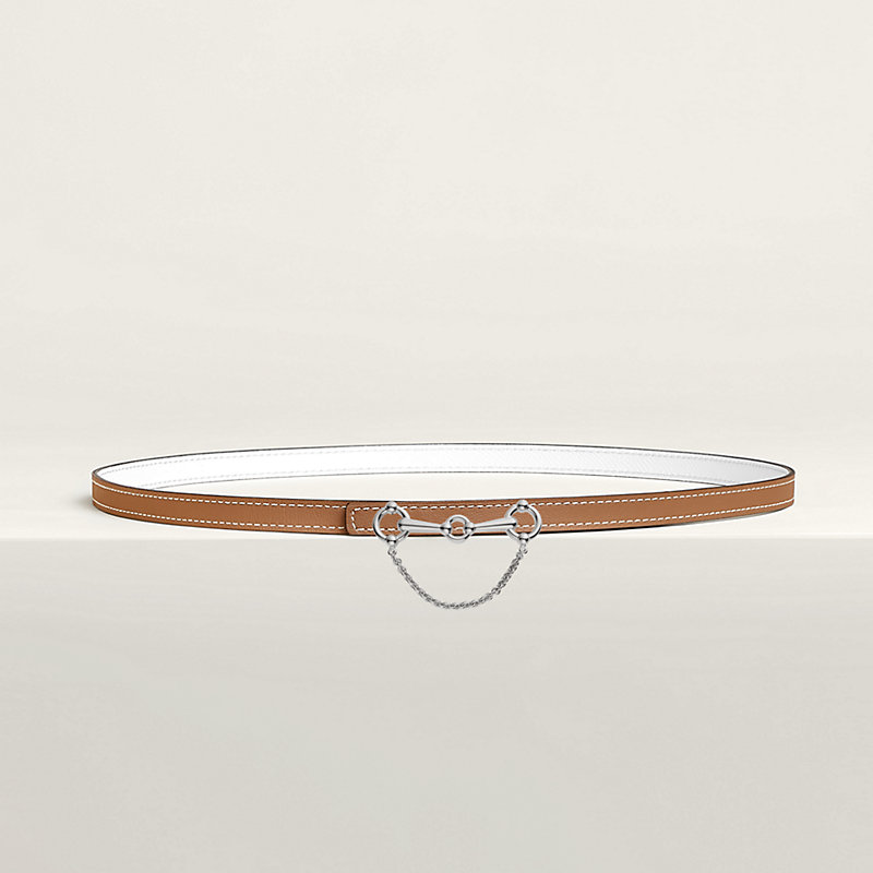 Baby Rider belt buckle & Reversible leather strap 13 mm