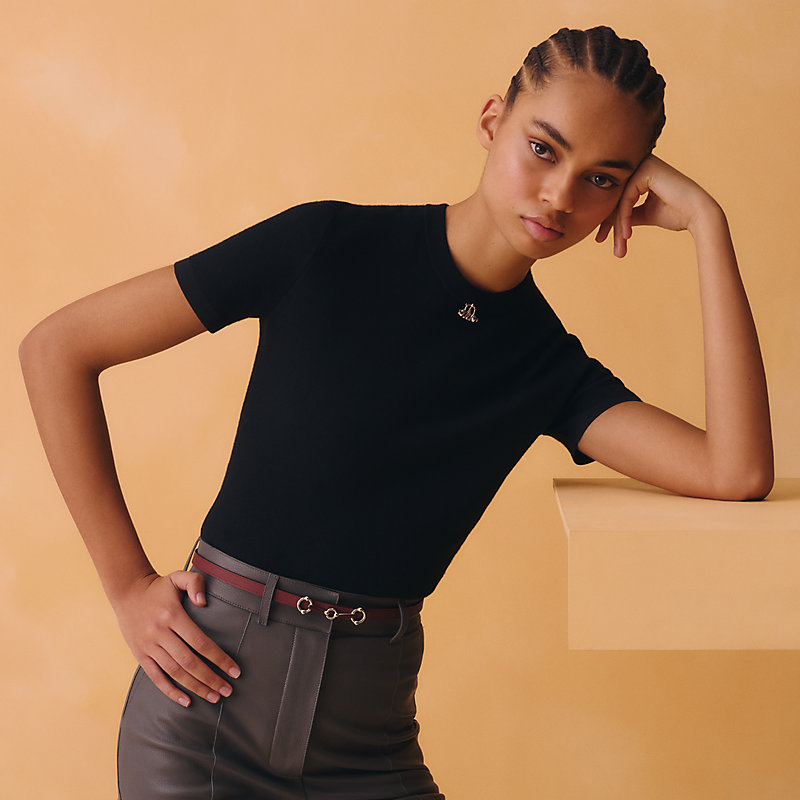 Baby Rider Laquee皮带扣 & Hermès sur Mer双面皮腰带13毫米