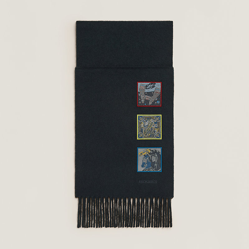 Badges Soie scarf